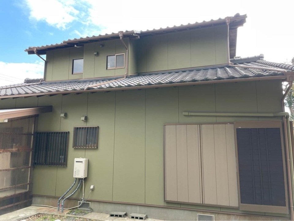 足場バラシ完了