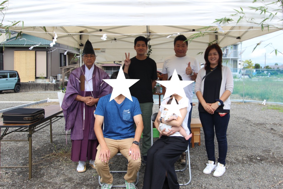 地鎮祭♡Ｓ様ご家族とスタッフ