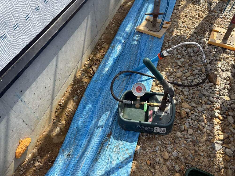 水圧テスト完了