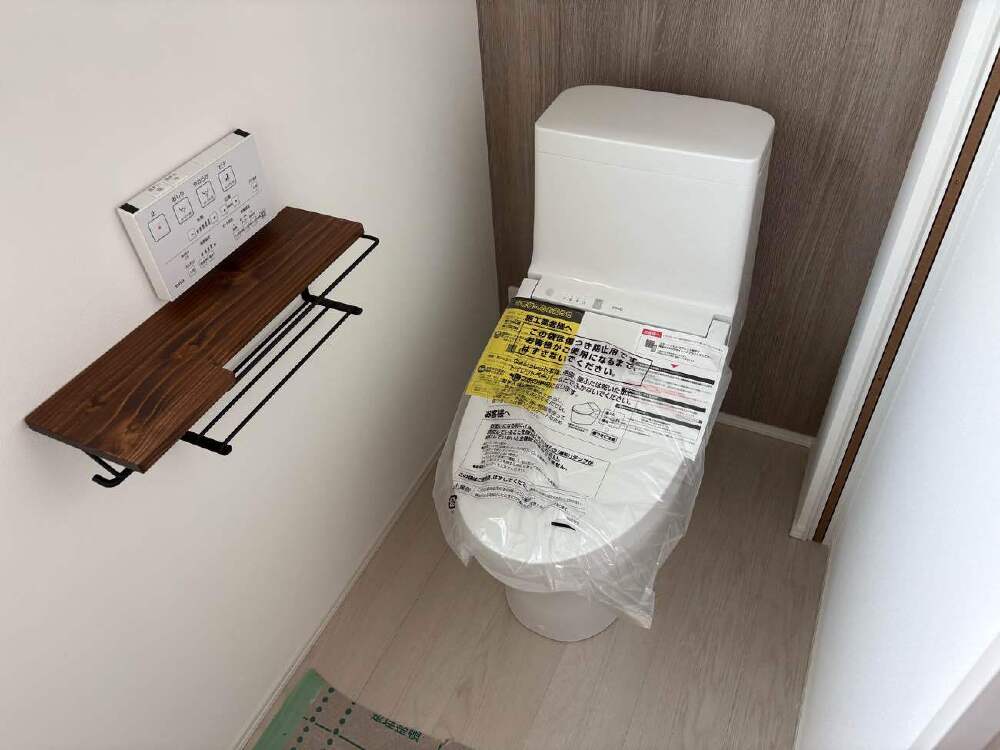 器具付け、通水完了