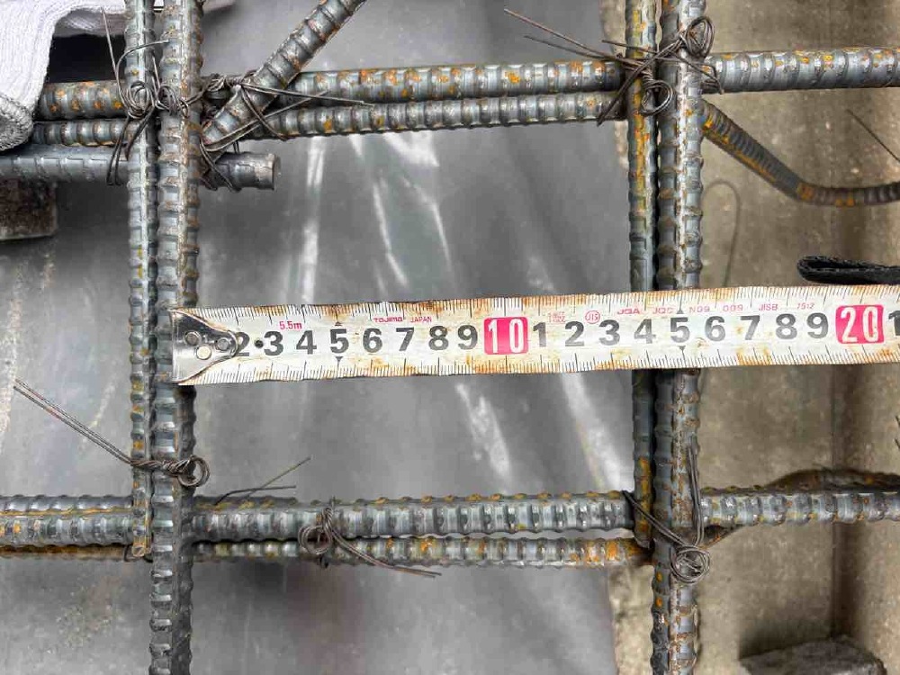 鉄筋、底盤打設完了