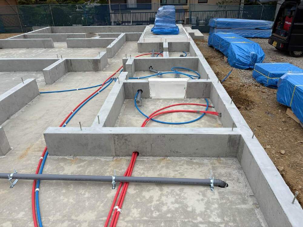 土間転がし配管