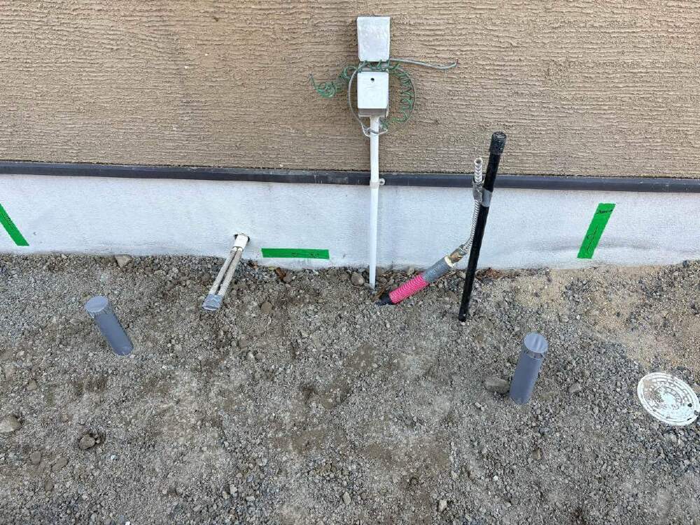 ｴｺｷｭｰﾄ給排水移設完了