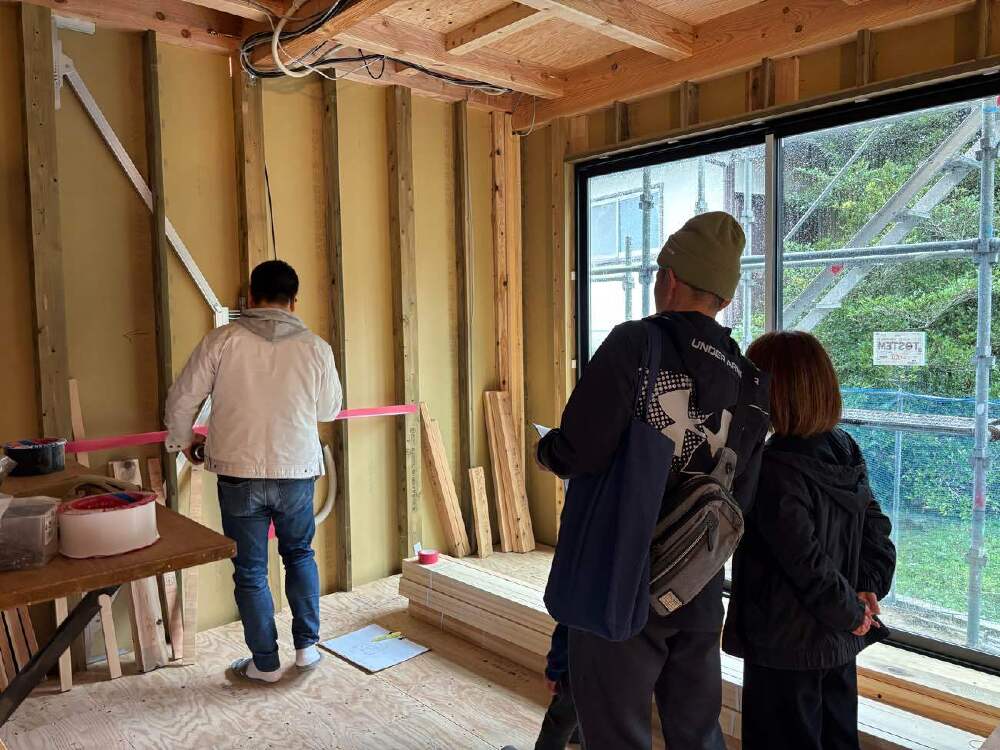 電気設備位置お施主様立ち会い確認