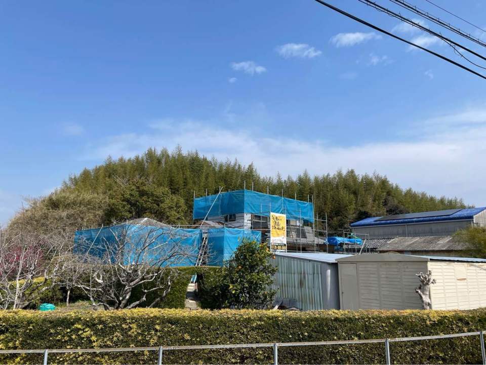 2回目足場組み