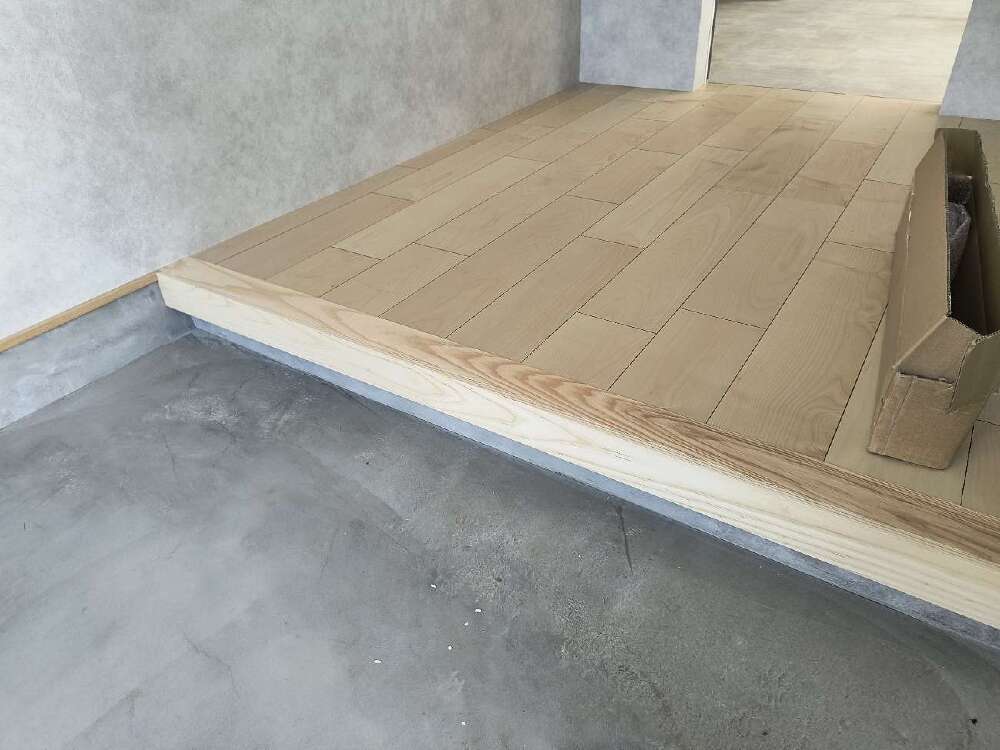 玄関框手直し