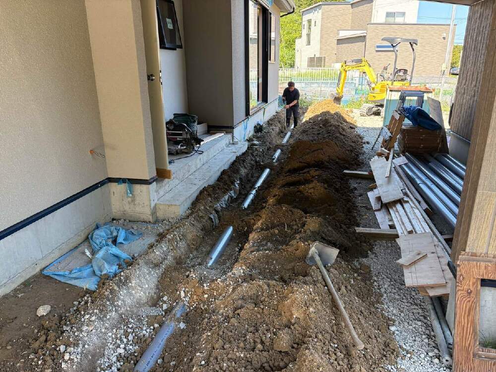 外部配管施工