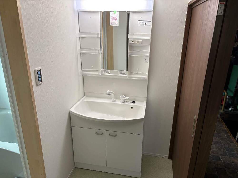 器具付け　通水完了