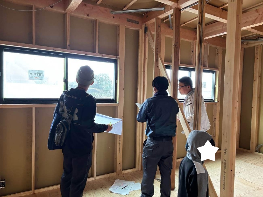 電気設備位置お施主様立ち会い確認