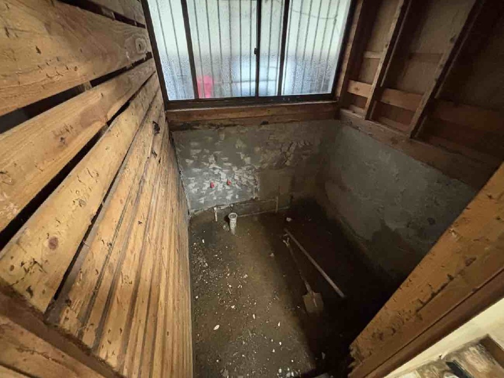 お風呂解体工事完了