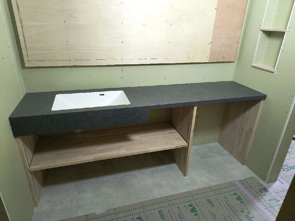 AICA洗面台施工