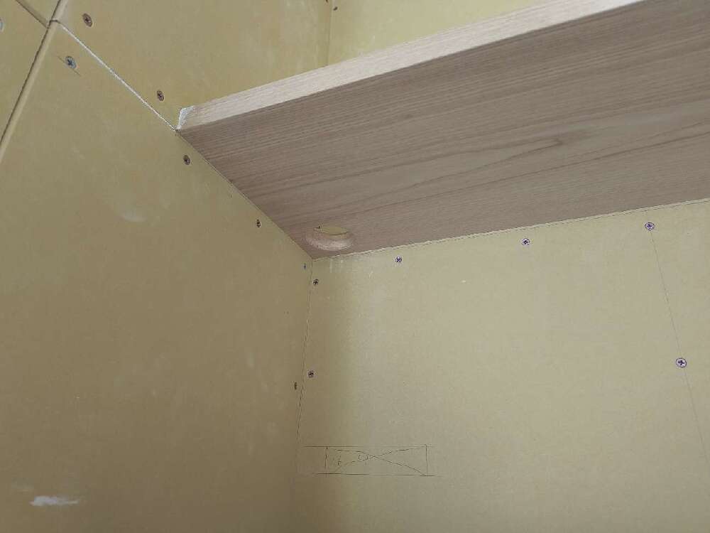 棚設置完了