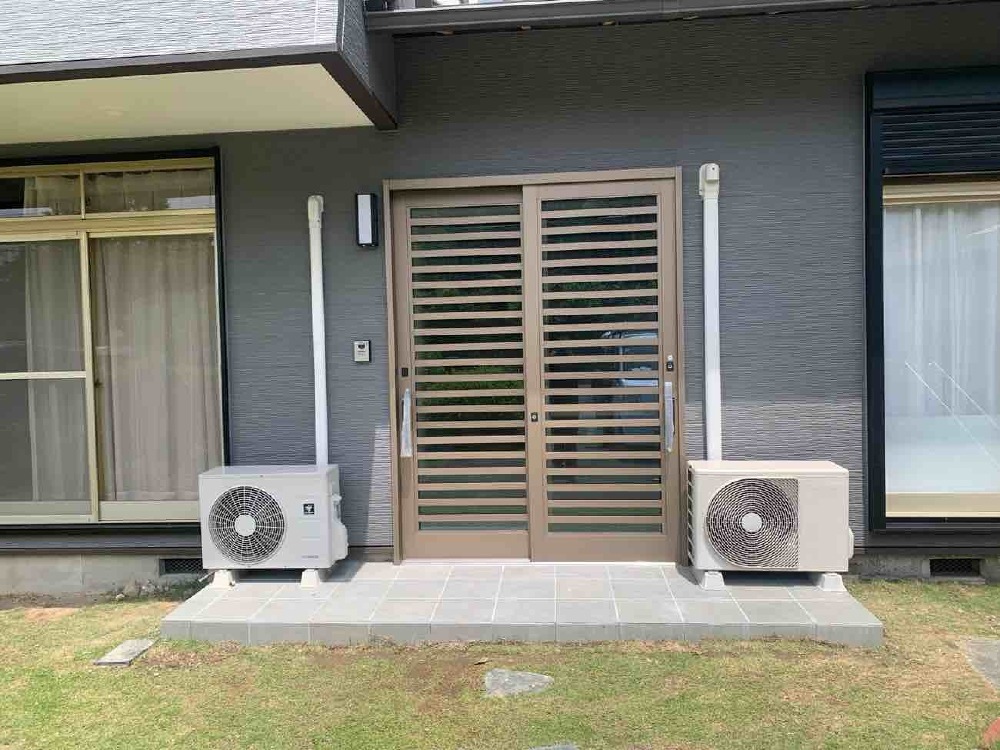 エアコン工事完了
