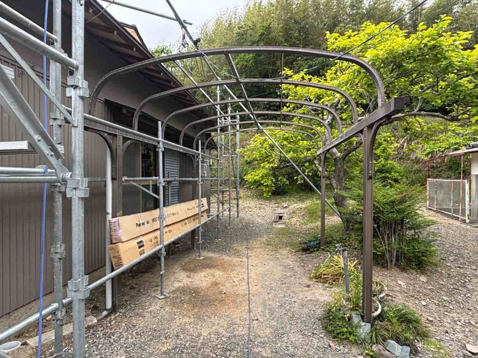 カーポート屋根撤去