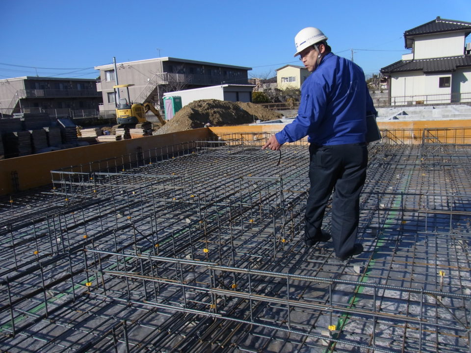 第三者による、基礎鉄筋・配筋検査