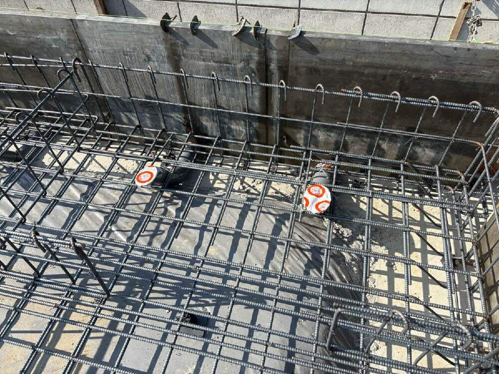 プレ配管完了
