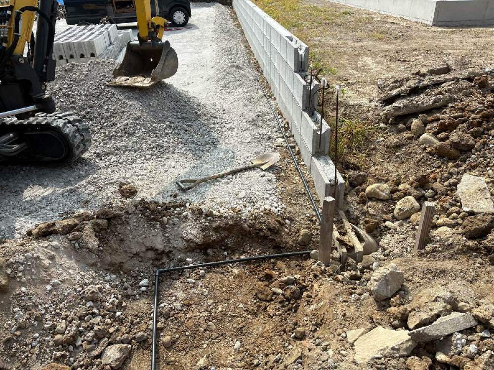 下水道、給水切替工事