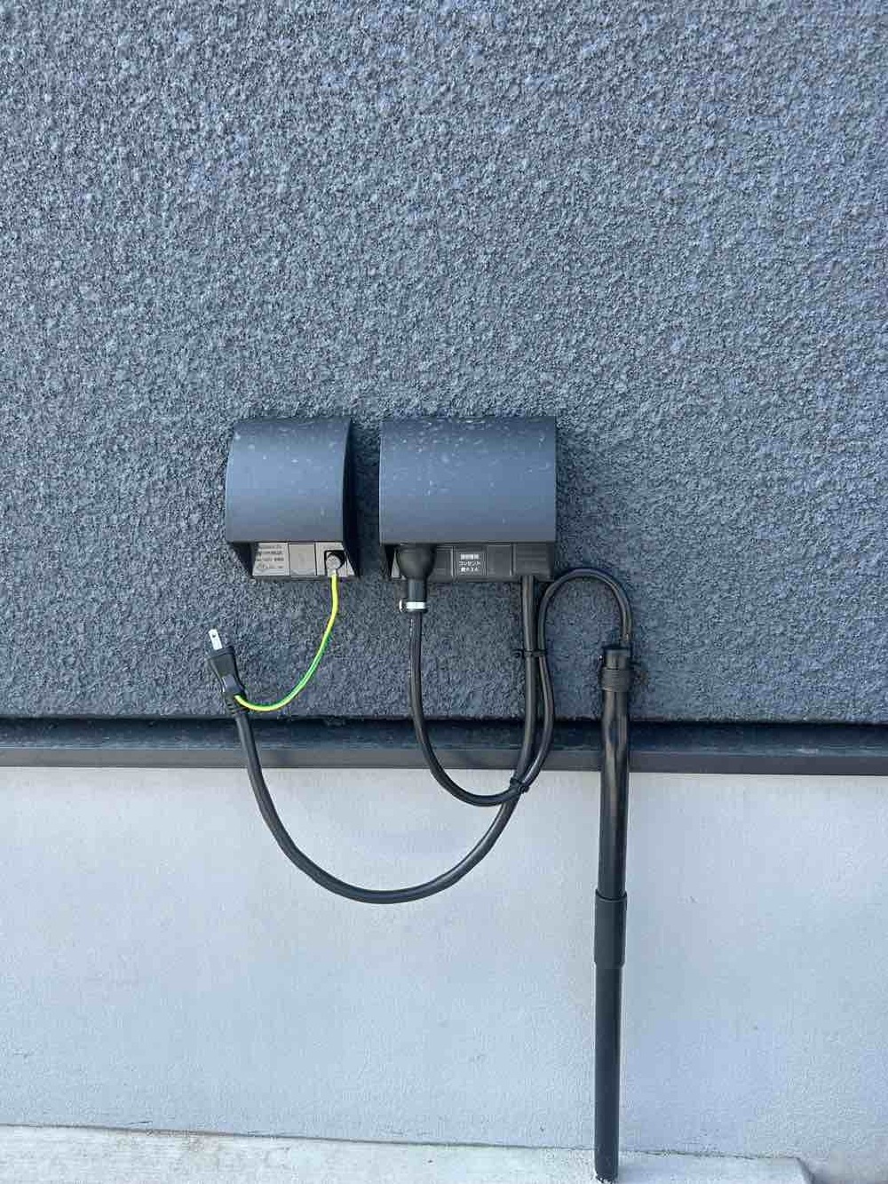 庭園灯工事 電気工事完了