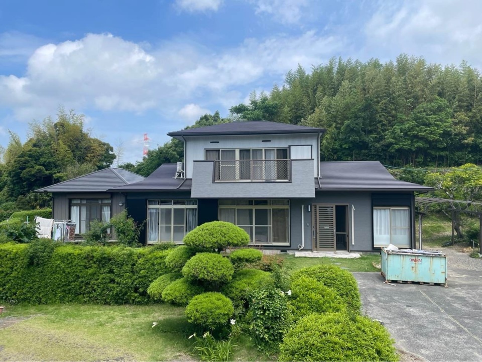 足場バラシ完了