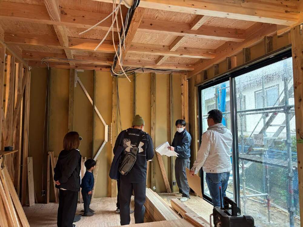 電気設備位置お施主様立ち会い確認