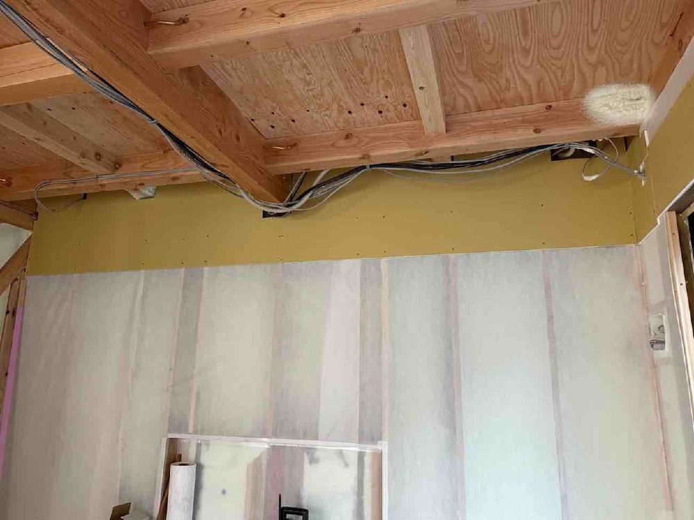 延焼PB 外部下地施工