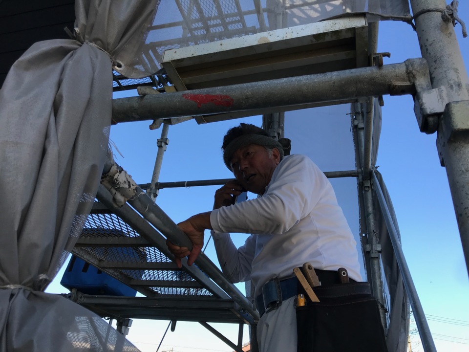 コーキング職人　親方