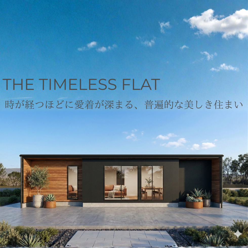 【完成見学会】THE TIMELESS FLAT 時が経つほどに愛着が深まる、普遍的な美しき住まい