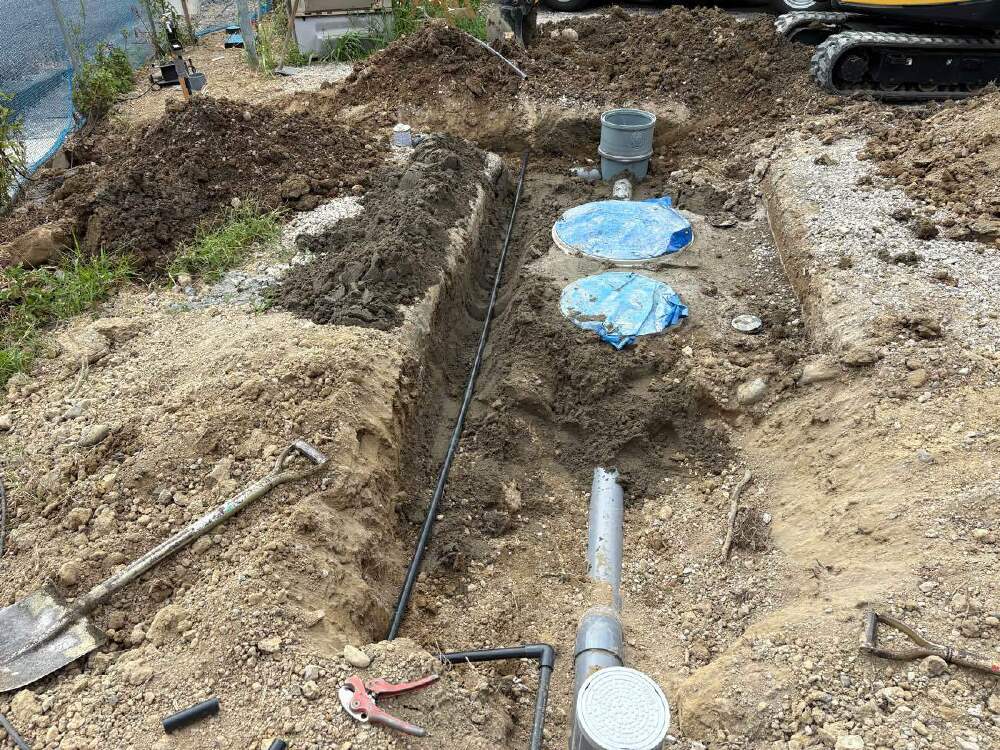 浄化槽接続完了
