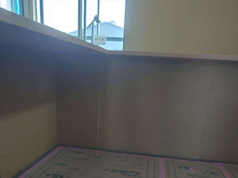 キッチンカウンター施工