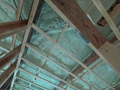 天井下地の施工完了