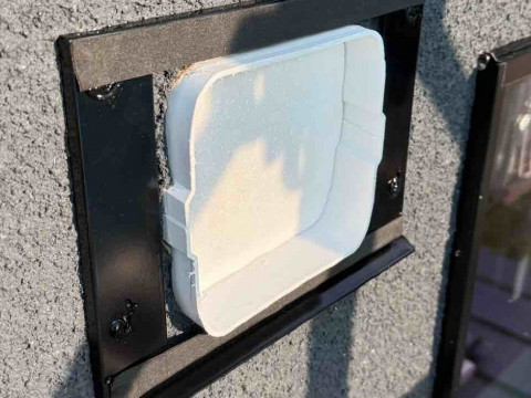 換気フードの取り付け