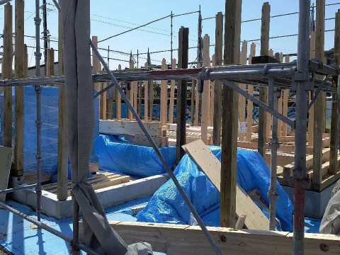 上棟前準備完了