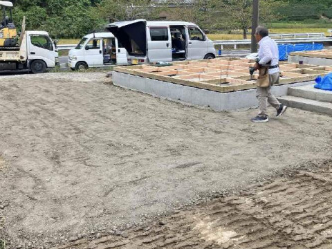 基礎工事完了
