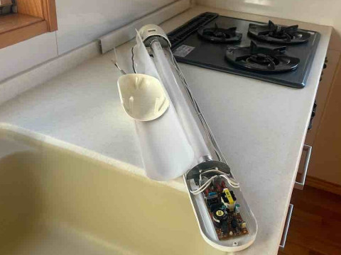 キッチン電気設備撤去