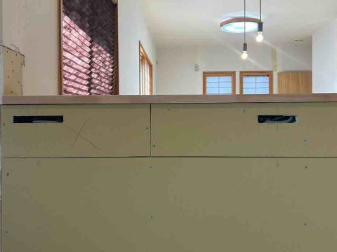 キッチンカウンター配線