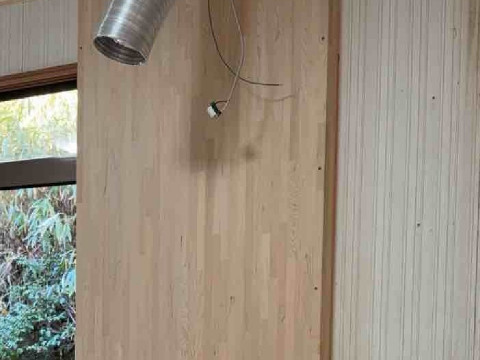 キッチンエンドパネル取り付け