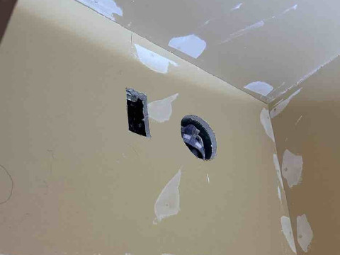 ボード開口工事