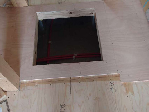 床下点検口下地