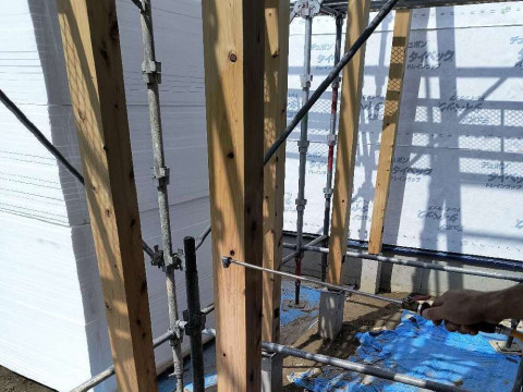 化粧柱防蟻処理