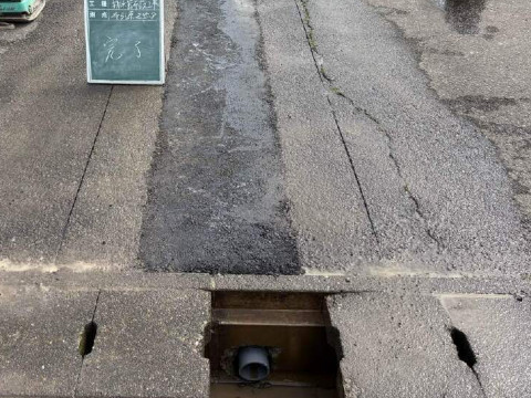 道路横断排水管布設工事