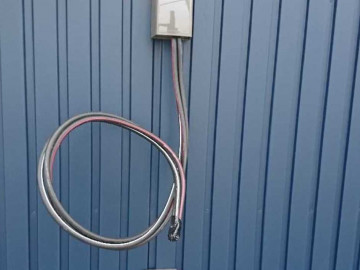 外部電気工事完了
