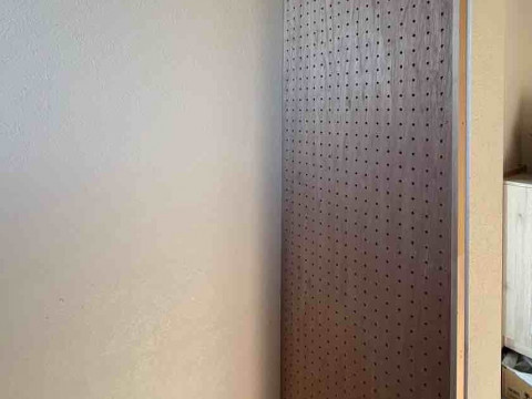 パンチングボードの施工