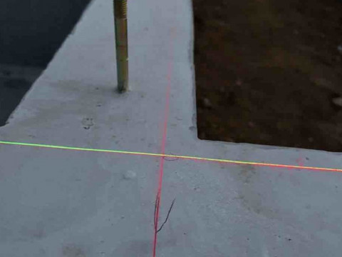 土台墨出し完了