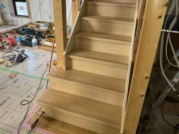 階段の施工