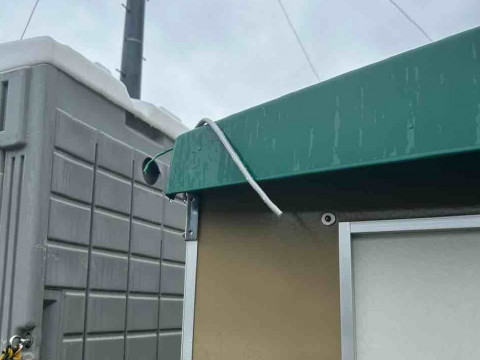 仮設電気撤去