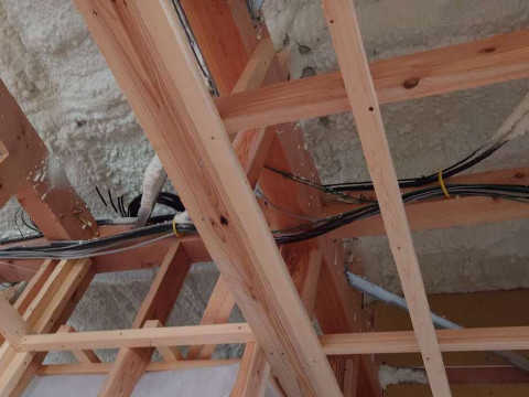 天井下地の施工