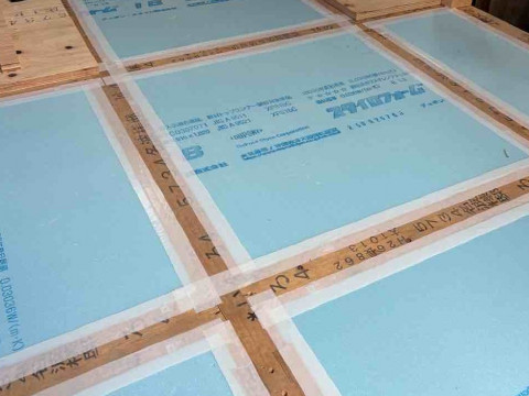 床断熱及び気密テープ