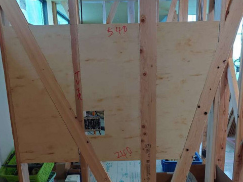 寝室テレビ下地