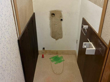 トイレ取外し完了