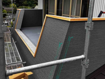バルコニー板金下地施工